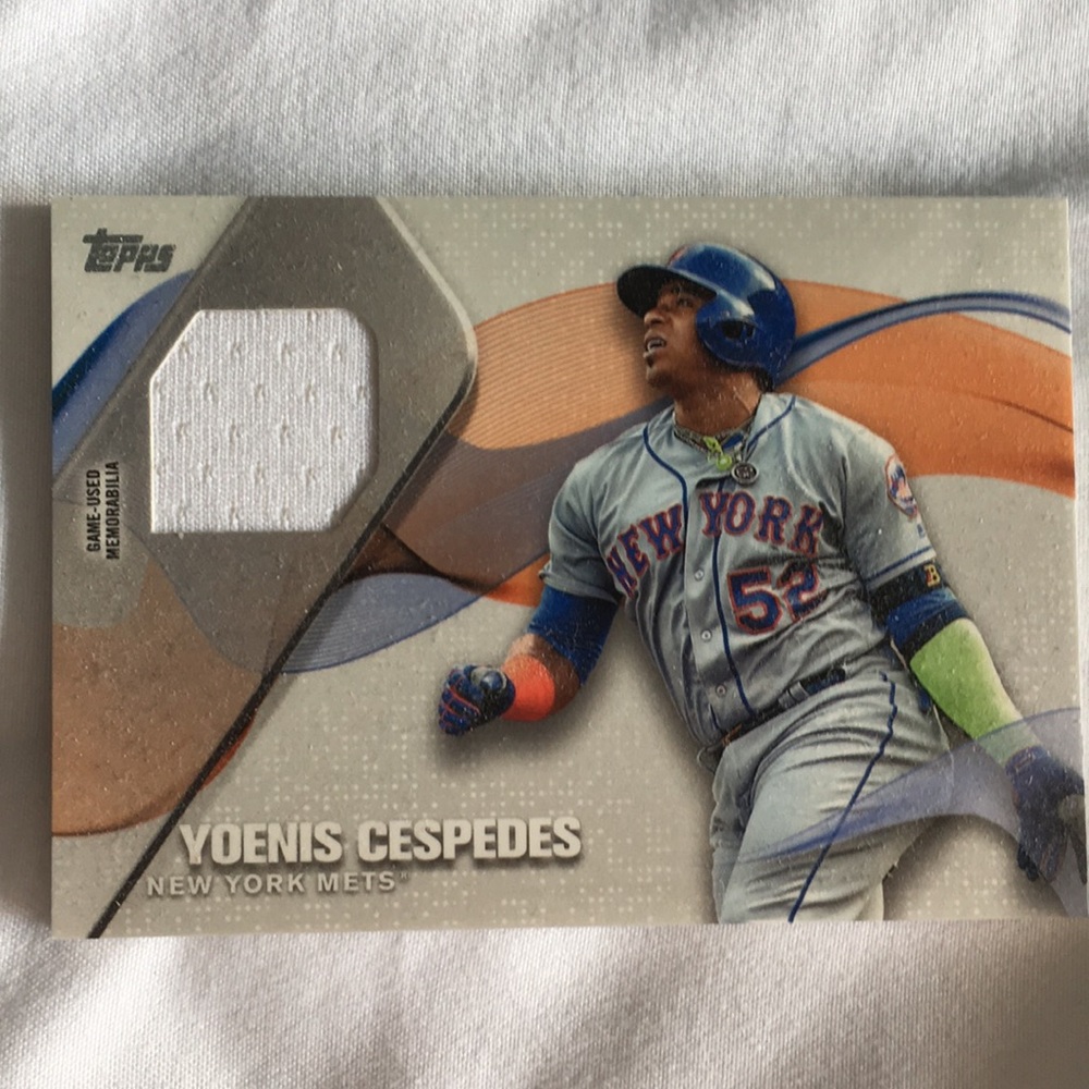 Yoenis Cespedes Topps Jersey/Game Used Card MINT